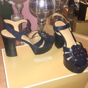 Michael Kors Tara Embellished Platform Sandal